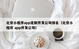 北京小程序app定制开发公司排名（北京小程序 app开发公司）