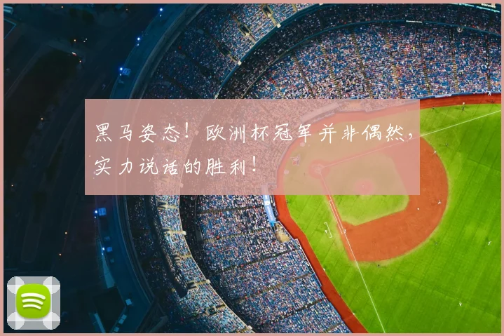 黑马姿态!欧洲杯冠军并非偶然,实力说话的胜利!